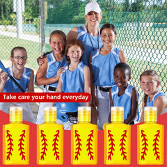 Dimsile softball themed party supplies suitable for team events and birthdays.