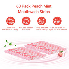 DincherBel 60 travel mouthwash packets ready for daily use.