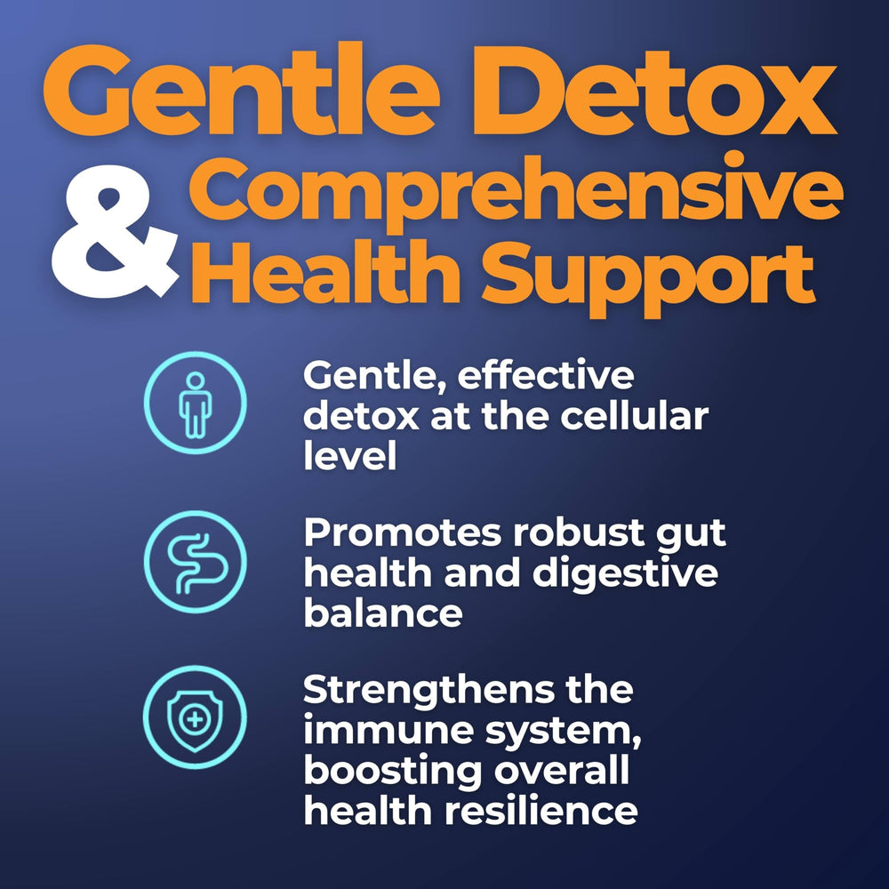Dropper dispensing precise dosing for gentle detox with Mimi's Zeolites