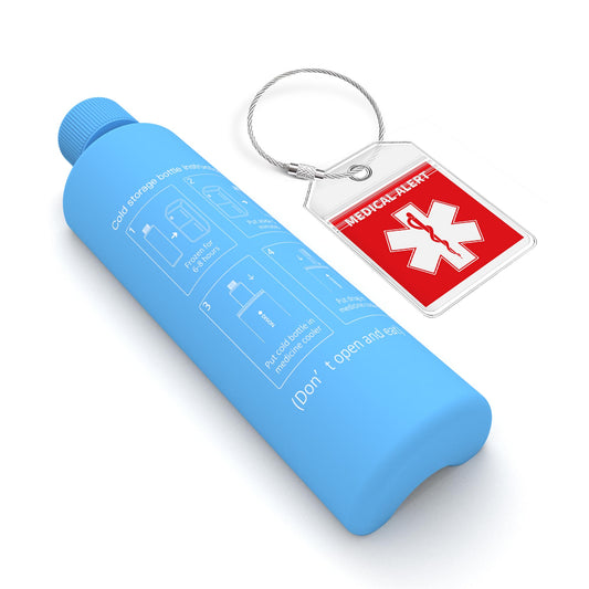 DISONCARE ice-pack bottle demonstrates long-lasting cooling for outdoor activities.