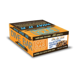 Dive Bar Nutrition bar on an office desk, convenient midday nutrition.
