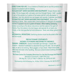 Diversey shake and slush machine sanitation in action.
