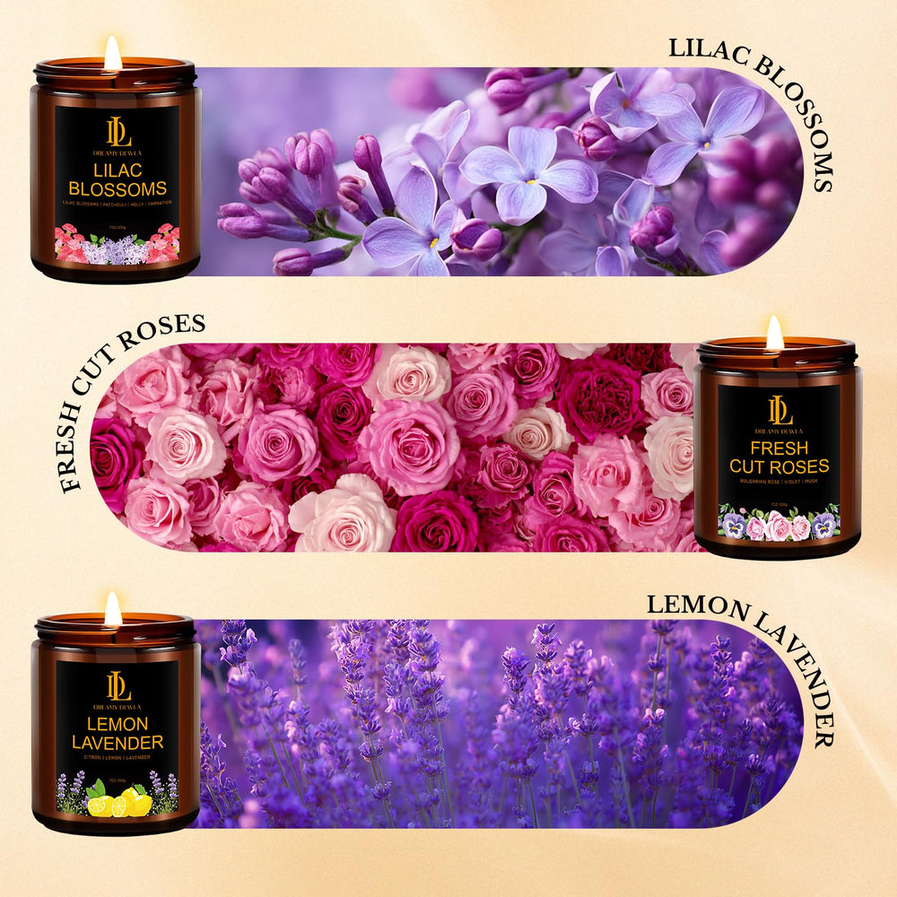 DL DREAMY DEWLA coffee-latte candle awakens mornings with rich, comforting aromas.