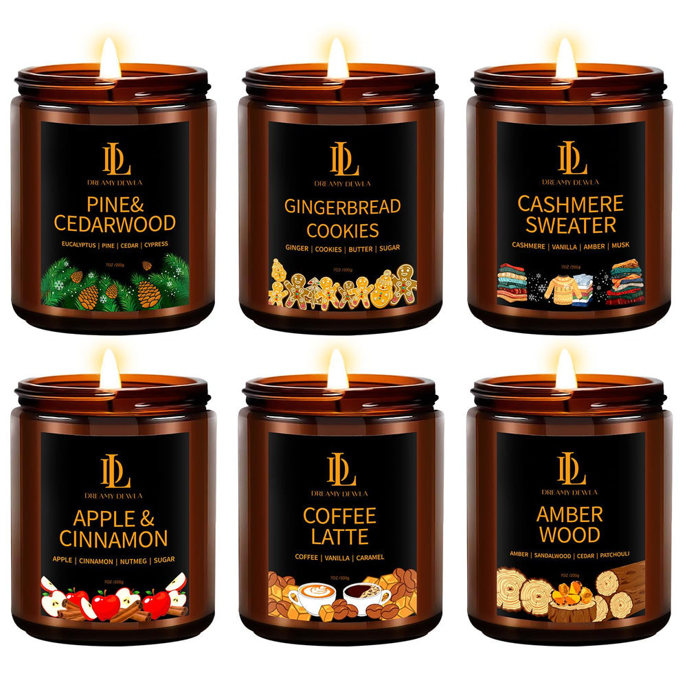 DL DREAMY DEWLA pine-cedarwood candle creates a fresh forest mood for cozy winter evenings.