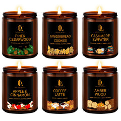 DL DREAMY DEWLA pine-cedarwood candle creates a fresh forest mood for cozy winter evenings.
