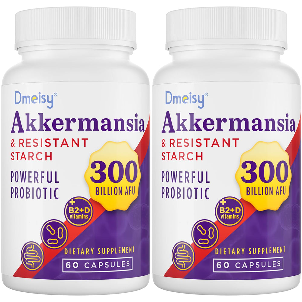 Dmeisy Akkermansia bottle pour illustrating gut-supporting probiotic action