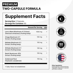 DMoose Fitness 5-in-1 mushroom capsules ready for daily focus and energy