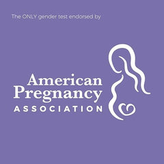 Peekaboo box from DNA Diagnostics Center shown with 6-week timeline indicator.