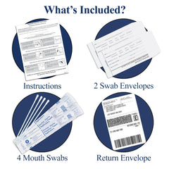 DNA Direct cheek swab collection instructions for accurate samples