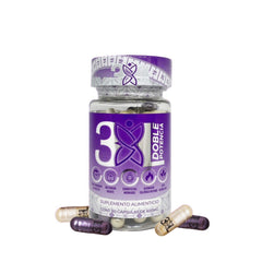 Doble Potencia purple capsule in morning routine offering daily lightness and balance