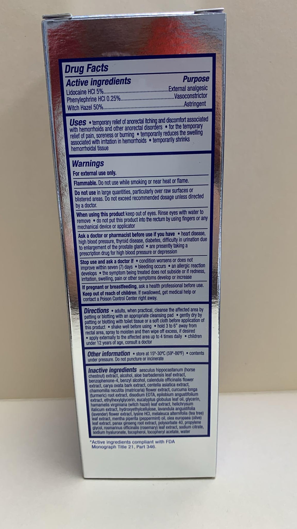 Doctor Butler's Advanced Relief spray 5oz bottle ready for at-home use.