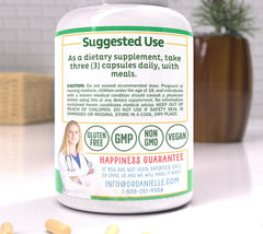 Doctor Danielle Adrenal Wellness packaging shows Made in USA label.