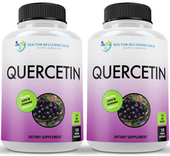 DOCTOR RECOMMENDED SUPPLEMENTS Quercetin 1000mg bottle front view for daily wellness.