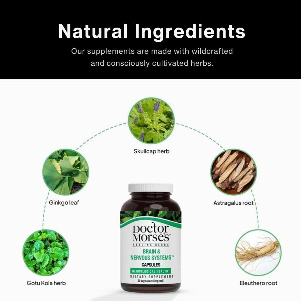 Doctor Morse's Brain bottle demonstrates schisandra berry for stress response.