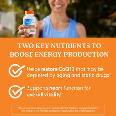 Doctor's Best CoQ10-PQQ bottle with water for easy daily regimen
