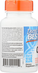Doctors Best CoQ10 softgel closeup for easy daily use.