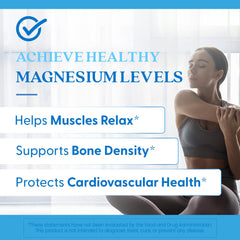Bottle sealed with clear label highlighting 4 g serving and 400 mg magnesium.