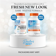 Doctor's Best Prostate Formula capsules ready for daily use and easy swallowing