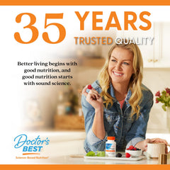 Boxed Doctor's Best proteolytic enzymes container with label visible.