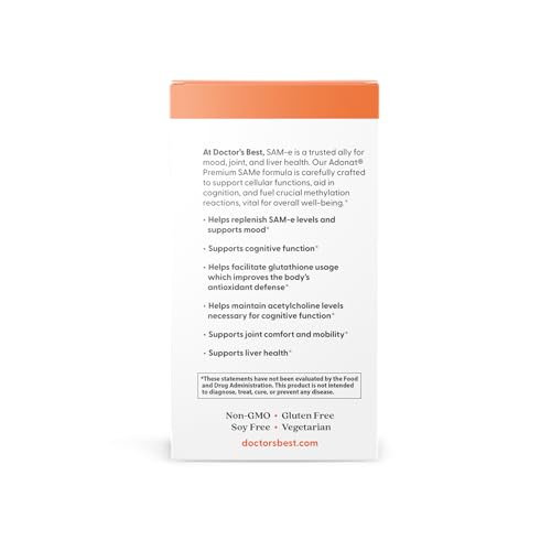 Doctor's Best SAM-e liver health concept emphasizes detox and metabolic support