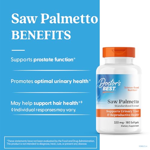 Softgels inside bottle for convenient daily prostate support with Doctor's Best