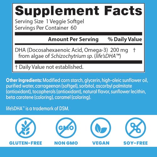 Doctors Best vegan DHA algae bottle pour illustrating simple daily omega-3 intake