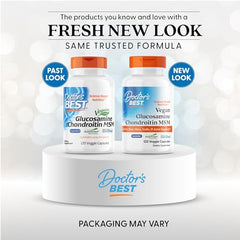 Doctor's Best GCMSM capsules close-up emphasizing convenient daily use