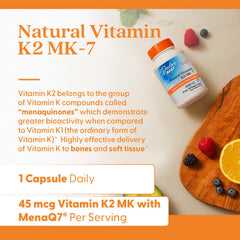 Doctor's Best Vitamin K2 MK-7 bottle in kitchen suggests easy daily routine.