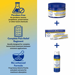 Doctor Butler's hemorrhoid spray bottle with witch hazel for gentle application.