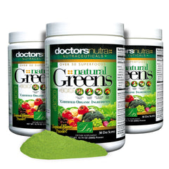 Shaker with Doctors Nutra Greens ready to mix for a refreshing drink