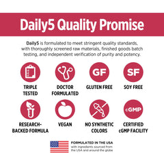 DOCTORS' PREFERRED Daily5 tamaflex-joint-flexibility closeup displays joint support.