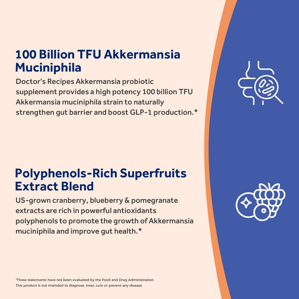Doctor's Recipes blueberry extract powder adds polyphenols supporting gut balance.