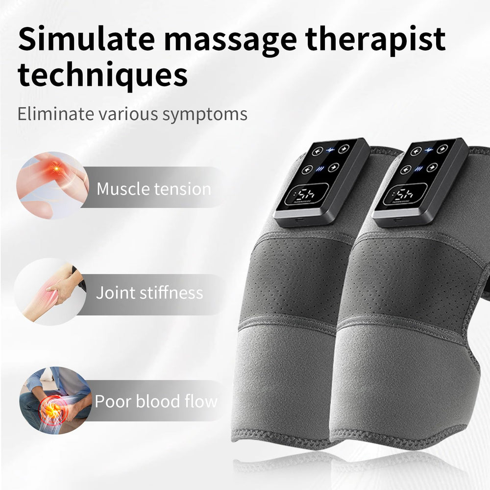 DOEUTLQ knee massager digital display for easy control.