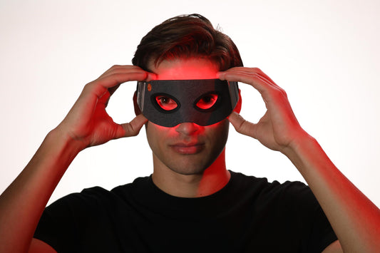 Dogface Red Light Eye Mask overview for at-home eye rejuvenation.