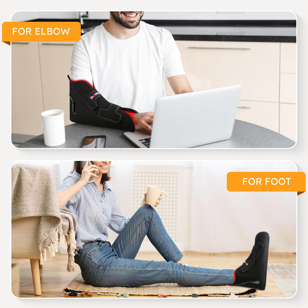 Doinart compact home therapy device for easy daily foot care