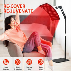 Doinart curved-design panel concentrates light for targeted sessions.