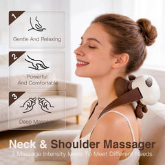 Dojavop 4D bionic massage heads simulate hand kneading