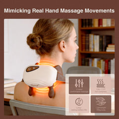 Dojavop hand-shaped ergonomic design fits the neck and shoulders