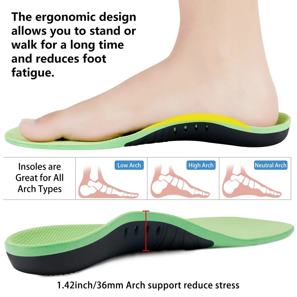DONQE forefoot gel cushion absorbs impact for active days.
