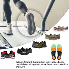 User wearing DONQE insoles for standing comfort during extended shifts