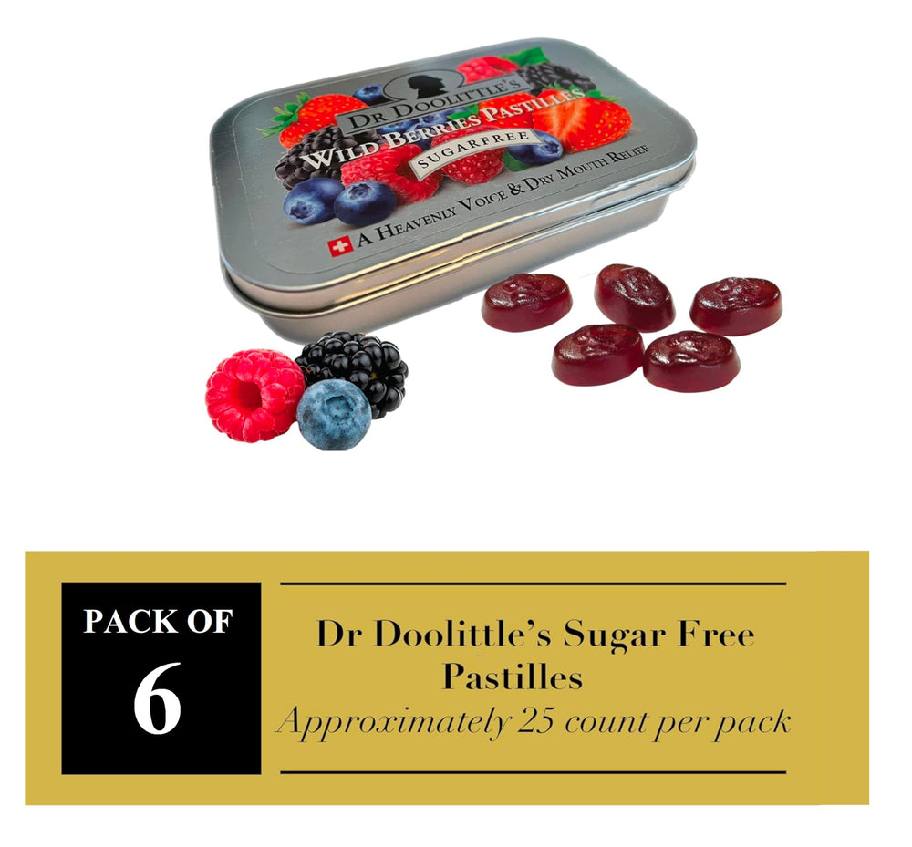 DOOLITTLE Wild Berries pastilles close-up texture highlights soft, chewy mouthfeel.