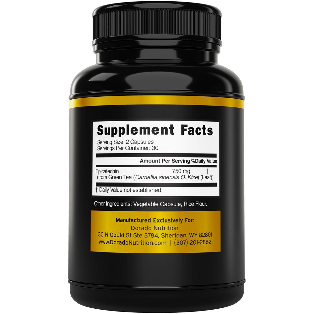 Dorado Nutrition Epicatechin capsules deliver strength and stamina for training sessions