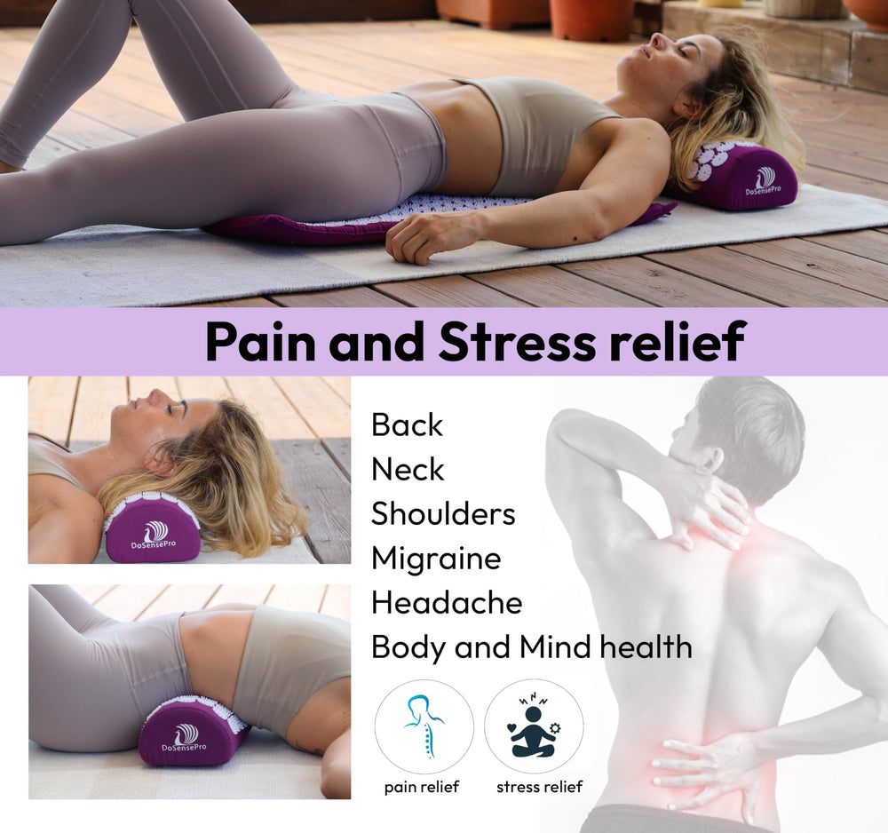 DoSensePro mat close-up shows firm points for targeted muscle release
