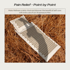 DoSensePro acupressure pillow supporting neck and upper back