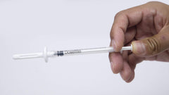 DoseRite tube-to-syringe adapter ensures clean, compatible setup.