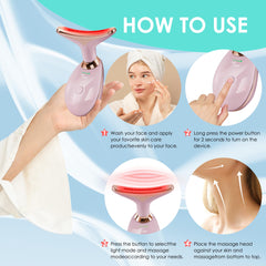Doset portable rechargeable device ideal for on-the-go skincare.