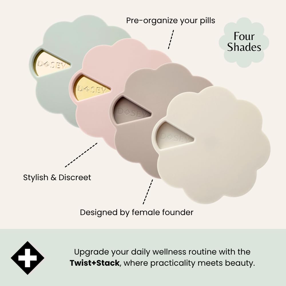 Dosey Twist+Stack blush gold finish adds premium look