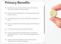 doTERRA a2z chewable watermelon chewables highlight Alpha CRS+ for cellular protection