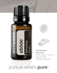 doTERRA Abode wool dryer ball scent boost.