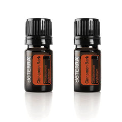 doTERRA Cinnamon essential oil 5 ml bottle, 2-pack, ideal for culinary aroma and diffusion